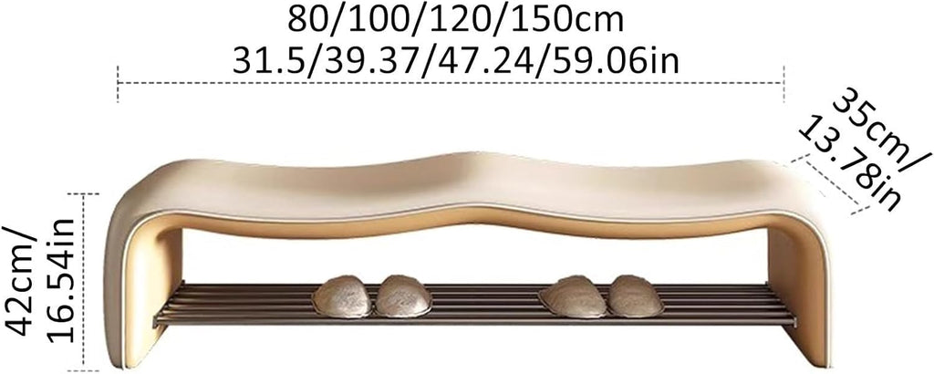 Upholstered Entryway Bench – Modern Shoe Seating Bench
