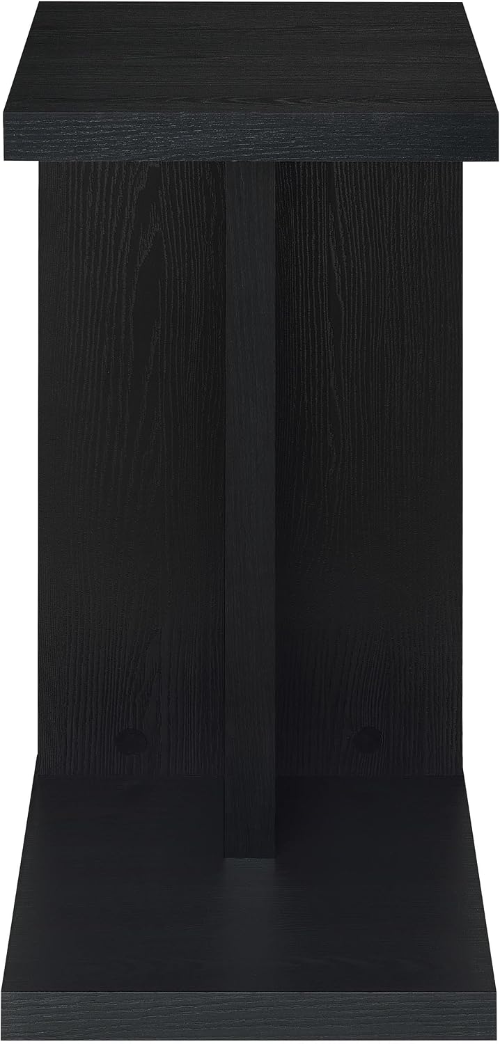 C-Shaped Side Table – Modern Rectangular Sofa Snack Table