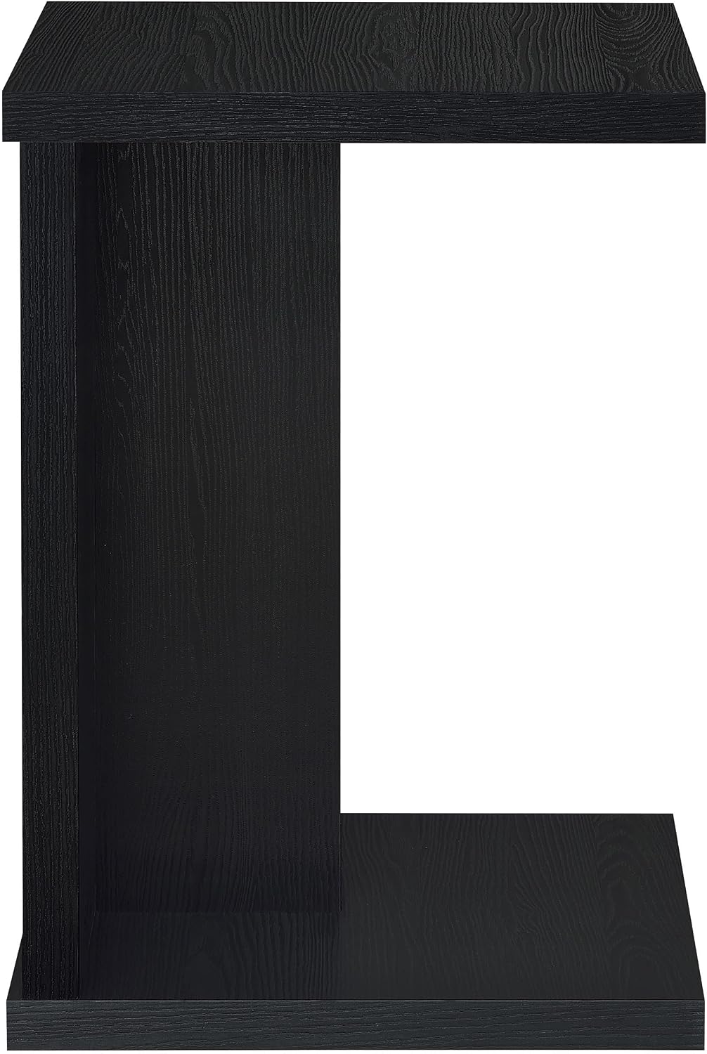 C-Shaped Side Table – Modern Rectangular Sofa Snack Table