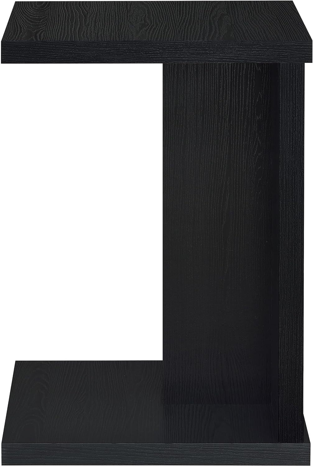 C-Shaped Side Table – Modern Rectangular Sofa Snack Table